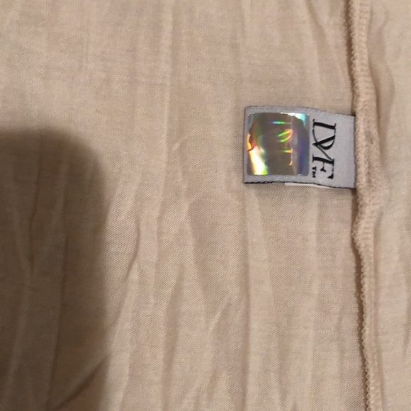 Diane Von Furstenberg DVF size 10 vintage silk lined  Tank sheer scoop neck - Picture 10 of 15